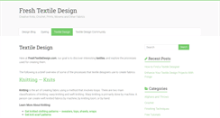 Desktop Screenshot of freshtextiledesign.com