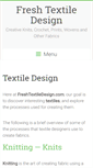 Mobile Screenshot of freshtextiledesign.com