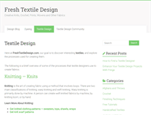 Tablet Screenshot of freshtextiledesign.com